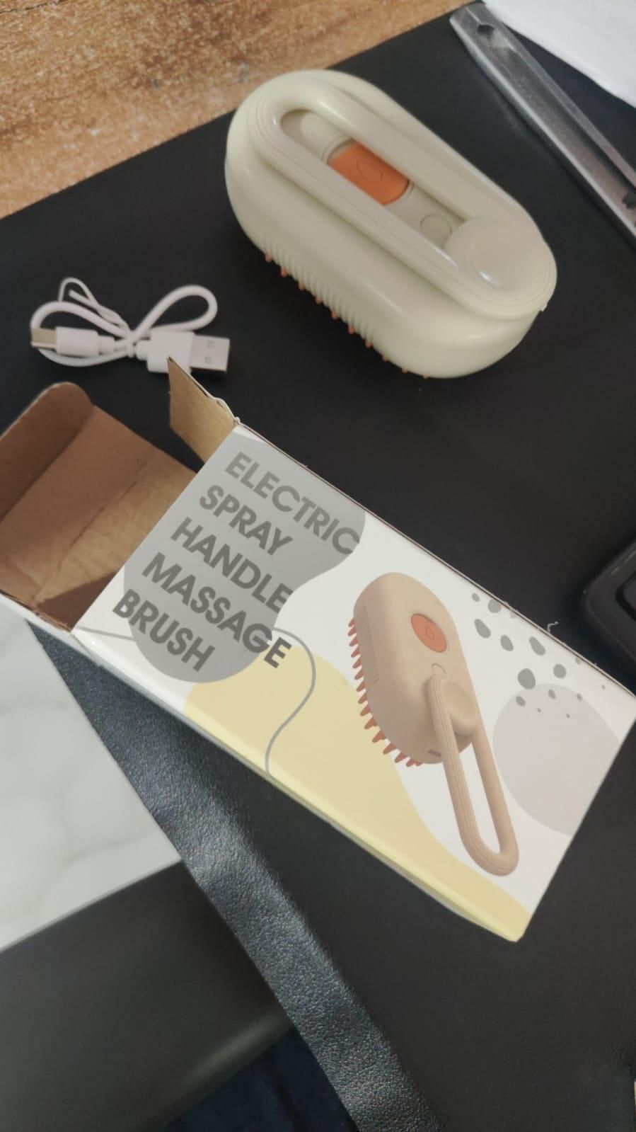 Steam Brush for Dogs & Cats