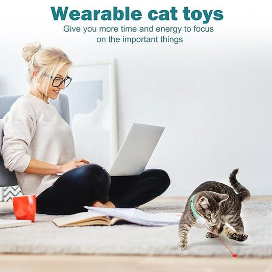Pet Laser Collar Self-Teasing Toy