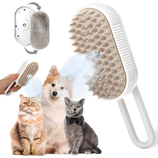 Steam Brush for Dogs & Cats
